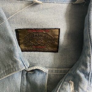Giorgio Armani Light Blue Denim Fabric